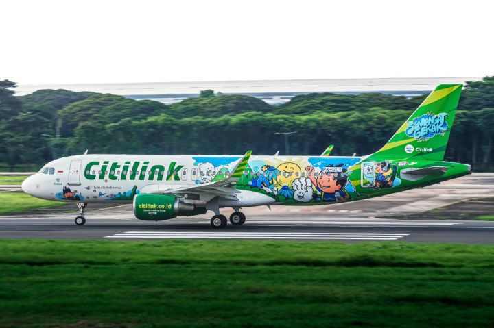 Kolaborasi Aqua dan Citilink Luncurkan Livery Khusus, Wamen Ekraf Sebut Beri Dampak Positif bagi Masyarakat